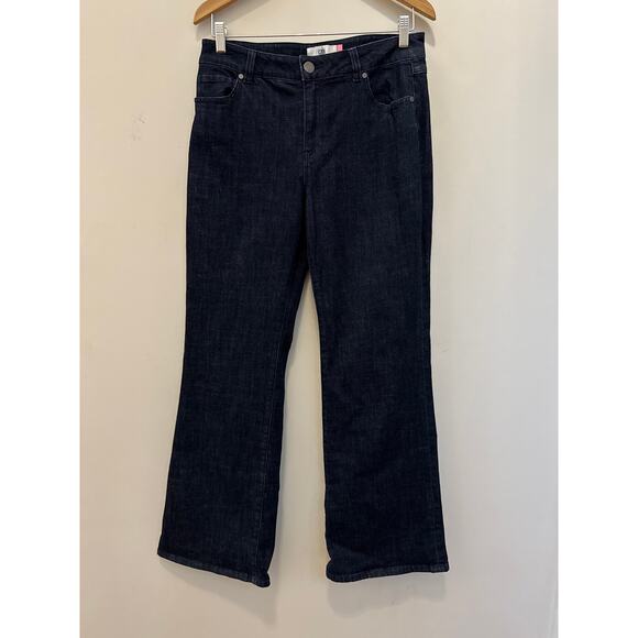 Cabi Trouser Jean Boot-Cut Women’s Size 8 Dark Denim Classic Business Casual - Picture 1 of 4